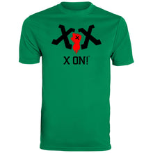 Load image into Gallery viewer, X ON! Men&#39;s Wicking Performance Sport T-Shirt Black logo - Fear Off
