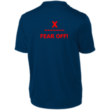 Load image into Gallery viewer, X ON! Men&#39;s Wicking Performance Sport T-Shirt Neon Green logo - Fear Off
