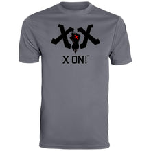 Load image into Gallery viewer, X ON! Men&#39;s Wicking Performance Sport T-Shirt Blacked out logo - Fear Off
